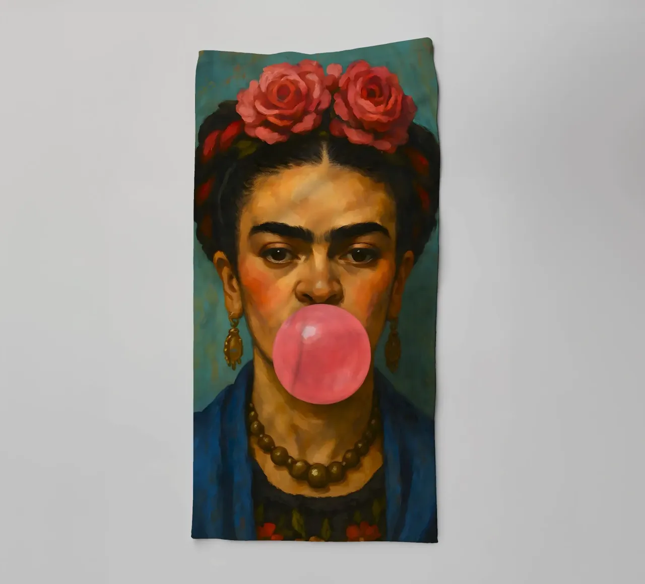 Gomma da masticare Frida Kahlo asciugamano da bagno da ARTOMATIC