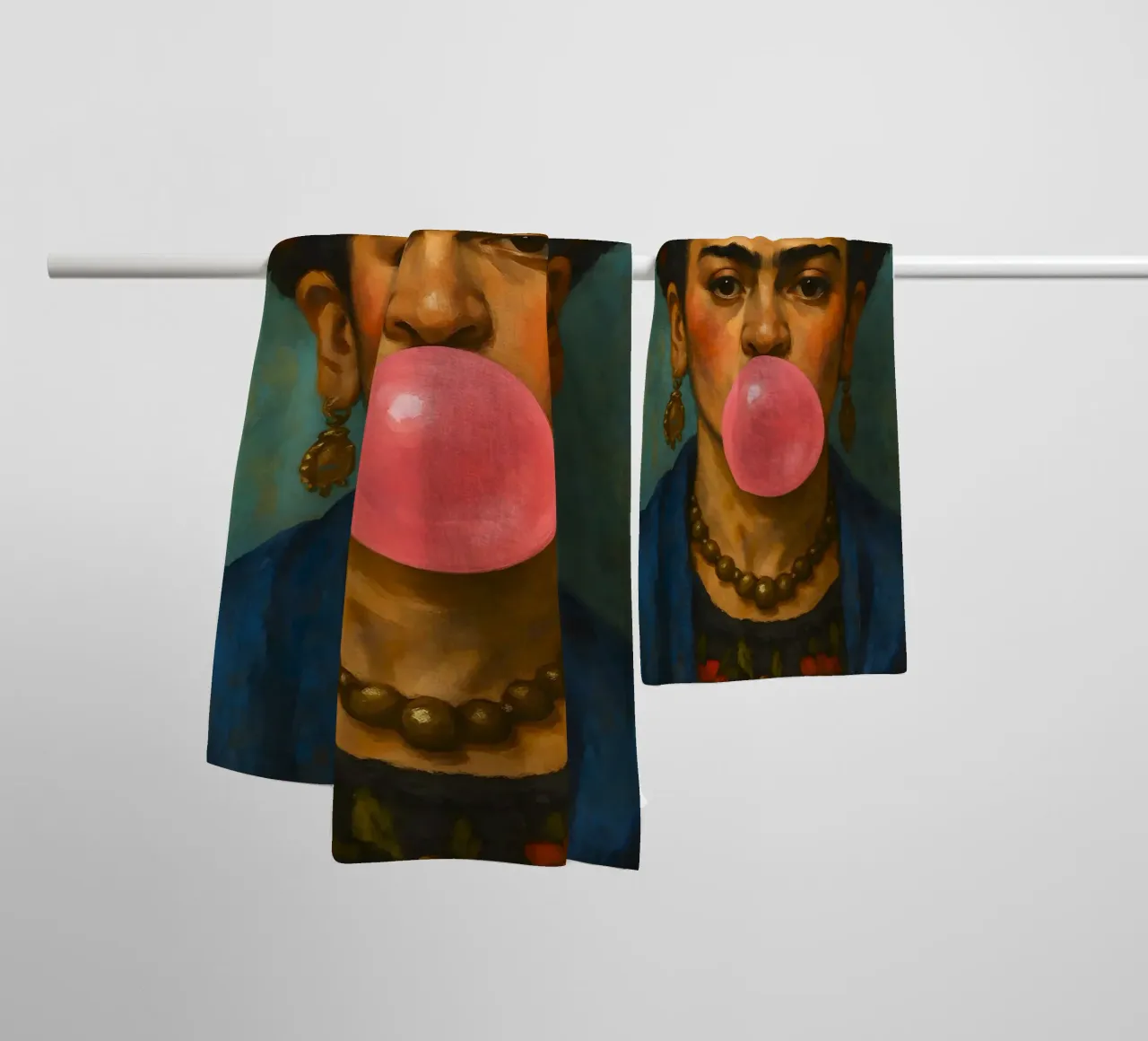 Gomma da masticare Frida Kahlo asciugamano da bagno da ARTOMATIC