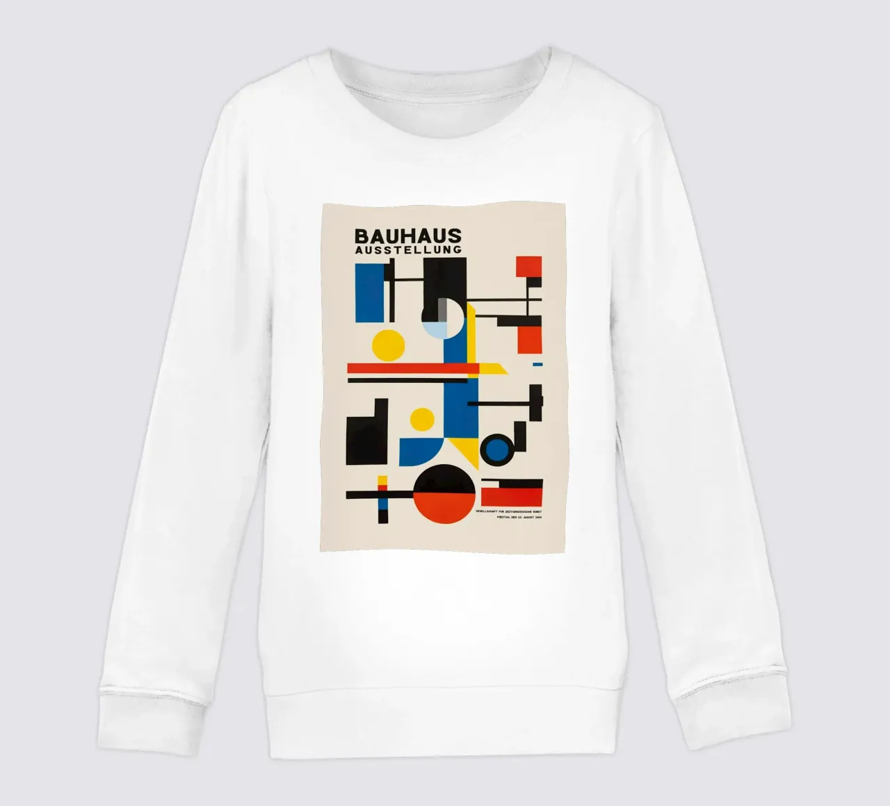 Cerchio rosso con quadrato blu felpa bambino da Piere art Shops