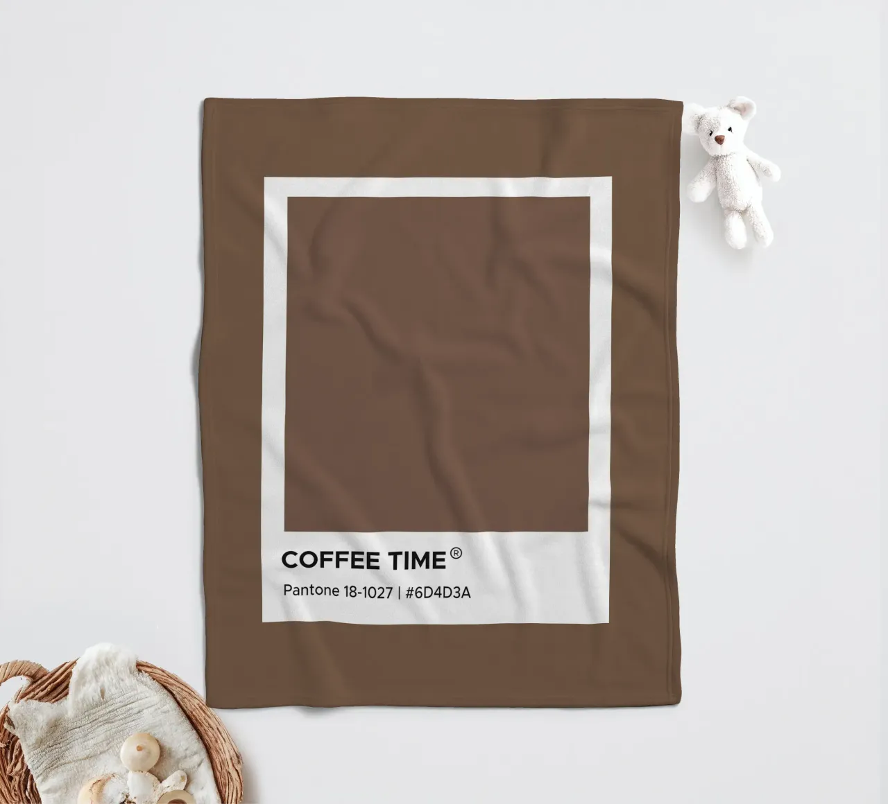 L'ora del caffè Pantone coperta in pile da Paigaam Studio