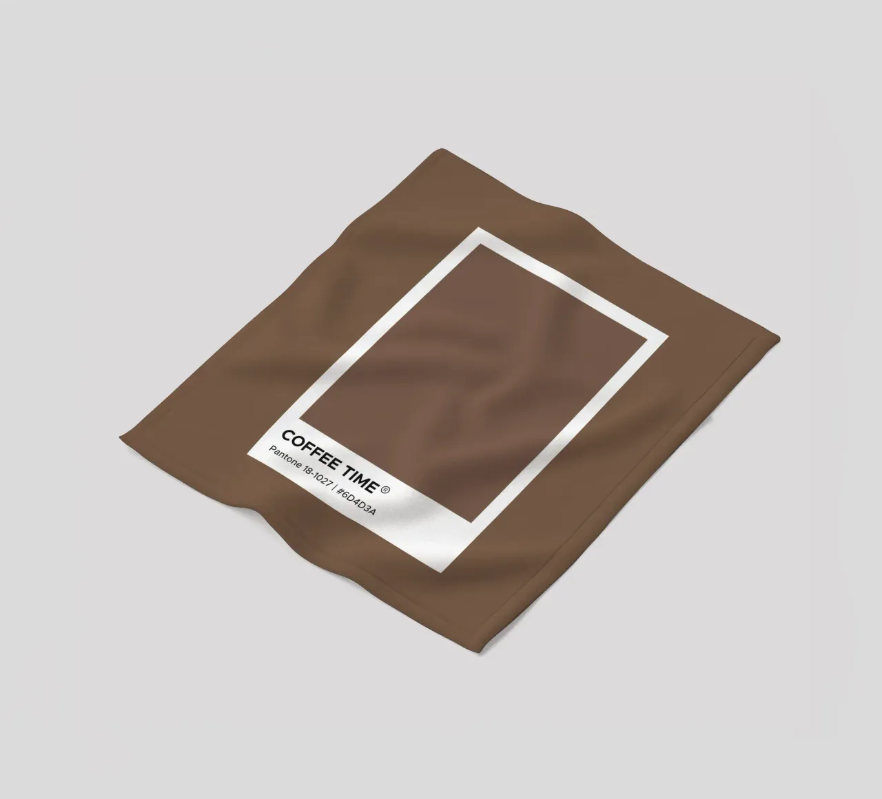 L'ora del caffè Pantone coperta in pile da Paigaam Studio