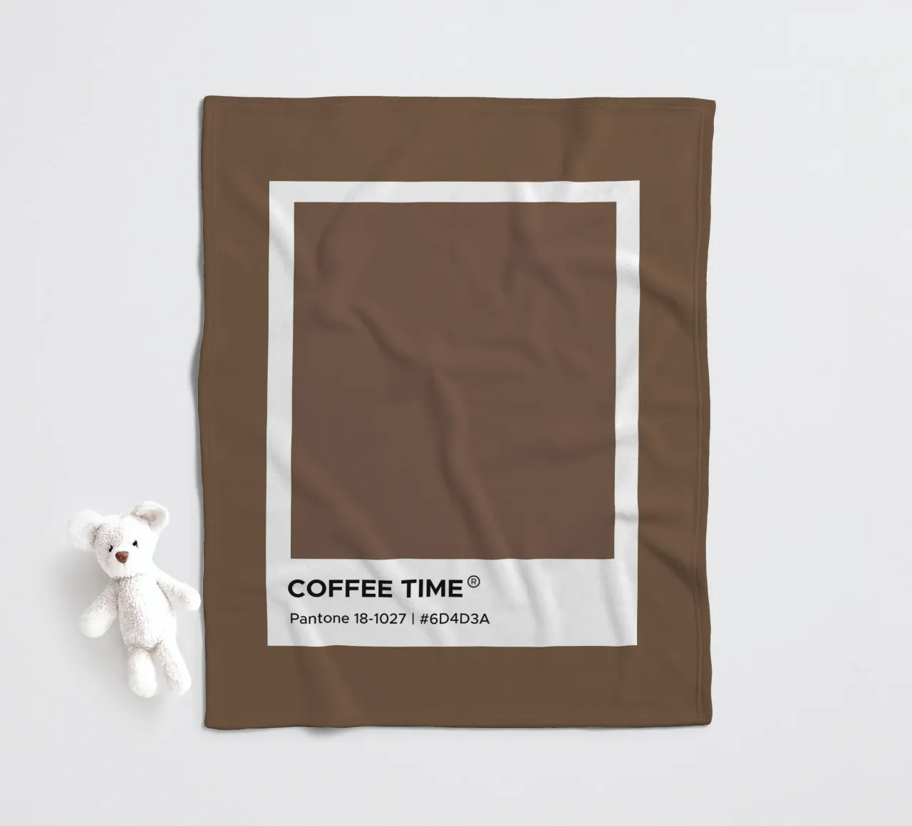 L'ora del caffè Pantone coperta in pile da Paigaam Studio