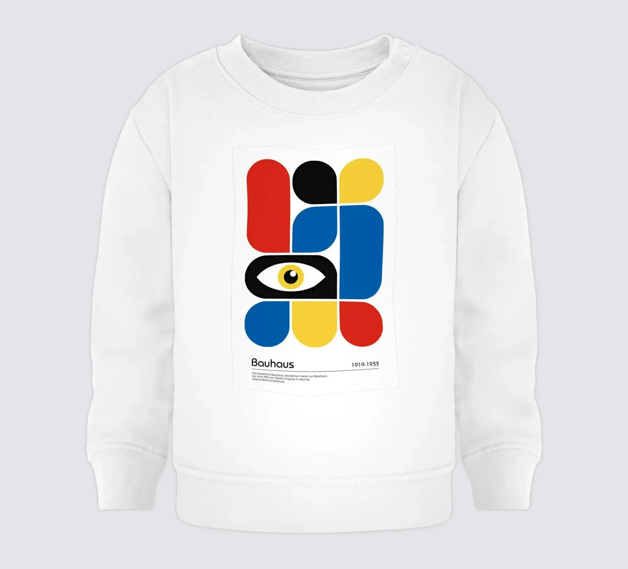 Occhio rosso e blu felpa neonato da Piere art Shops