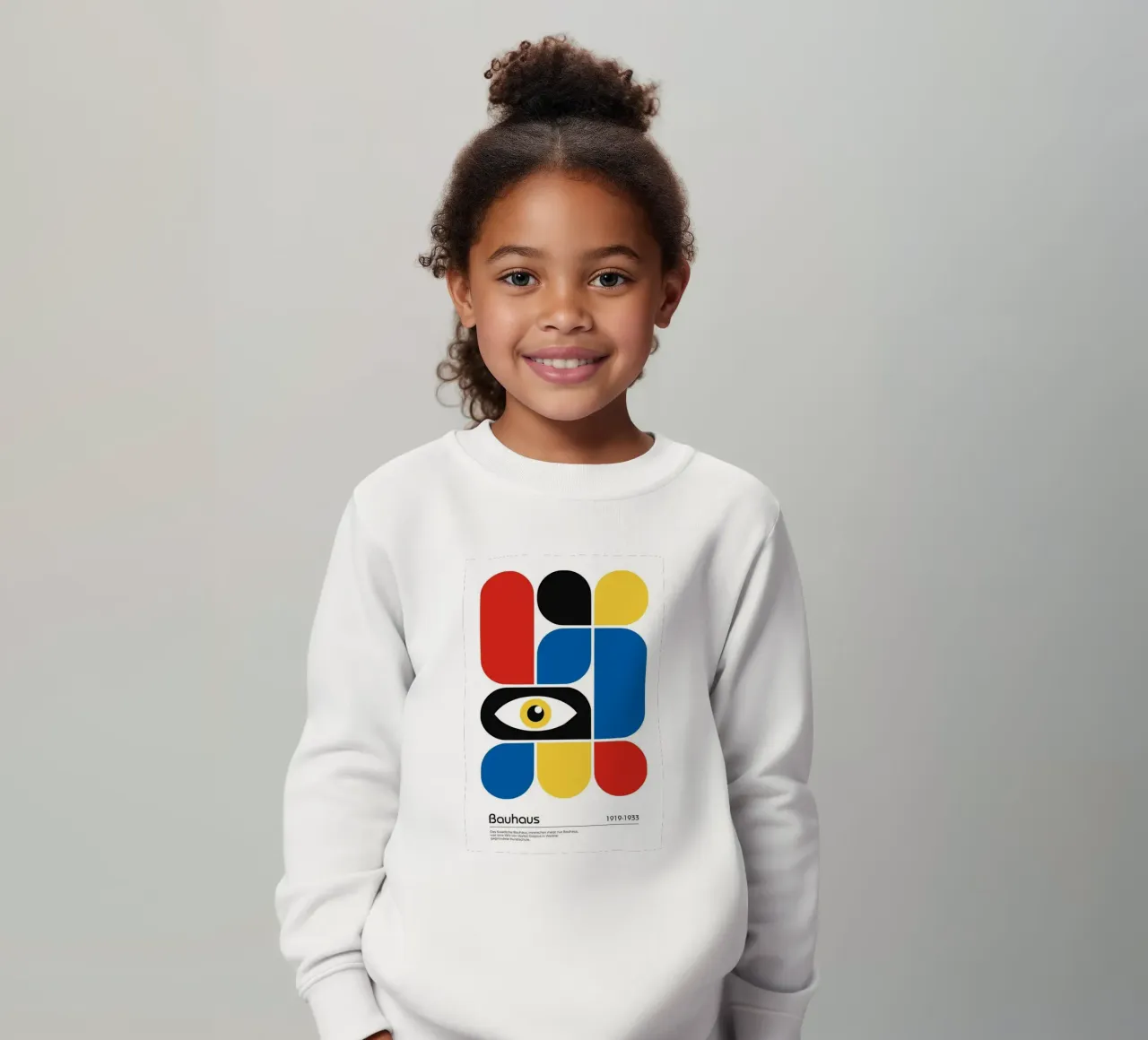 Occhio rosso e blu felpa bambino da Piere art Shops