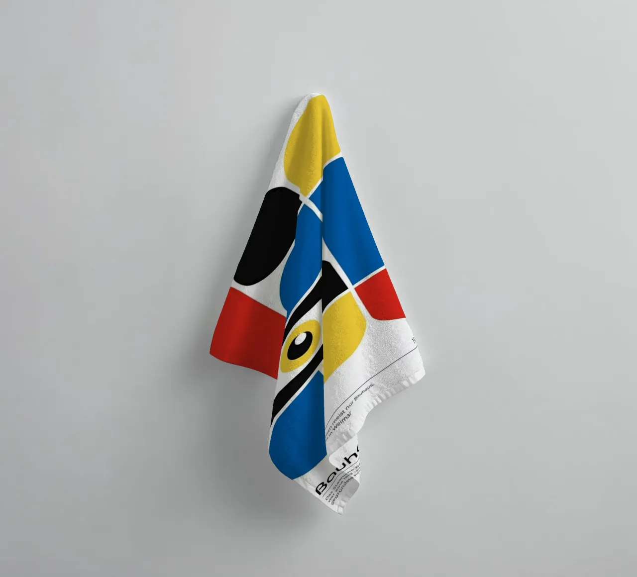 Occhio rosso e blu asciugamano da bagno da Piere art Shops