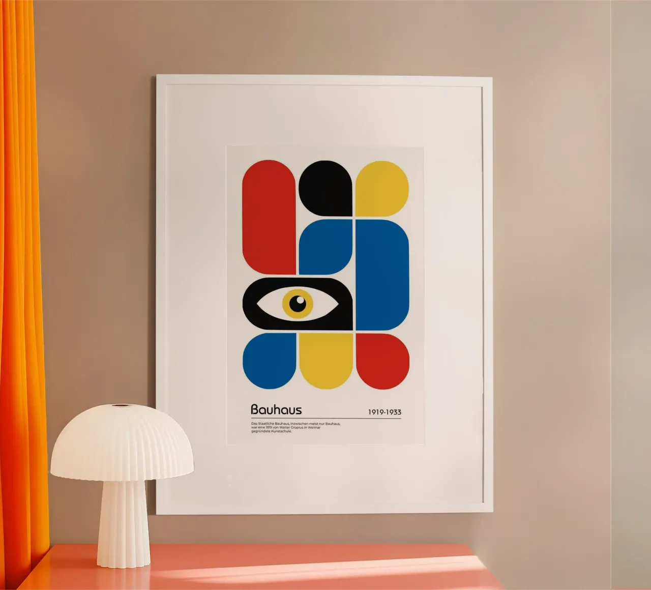Occhio rosso e blu carta hahnemühle da Piere art Shops