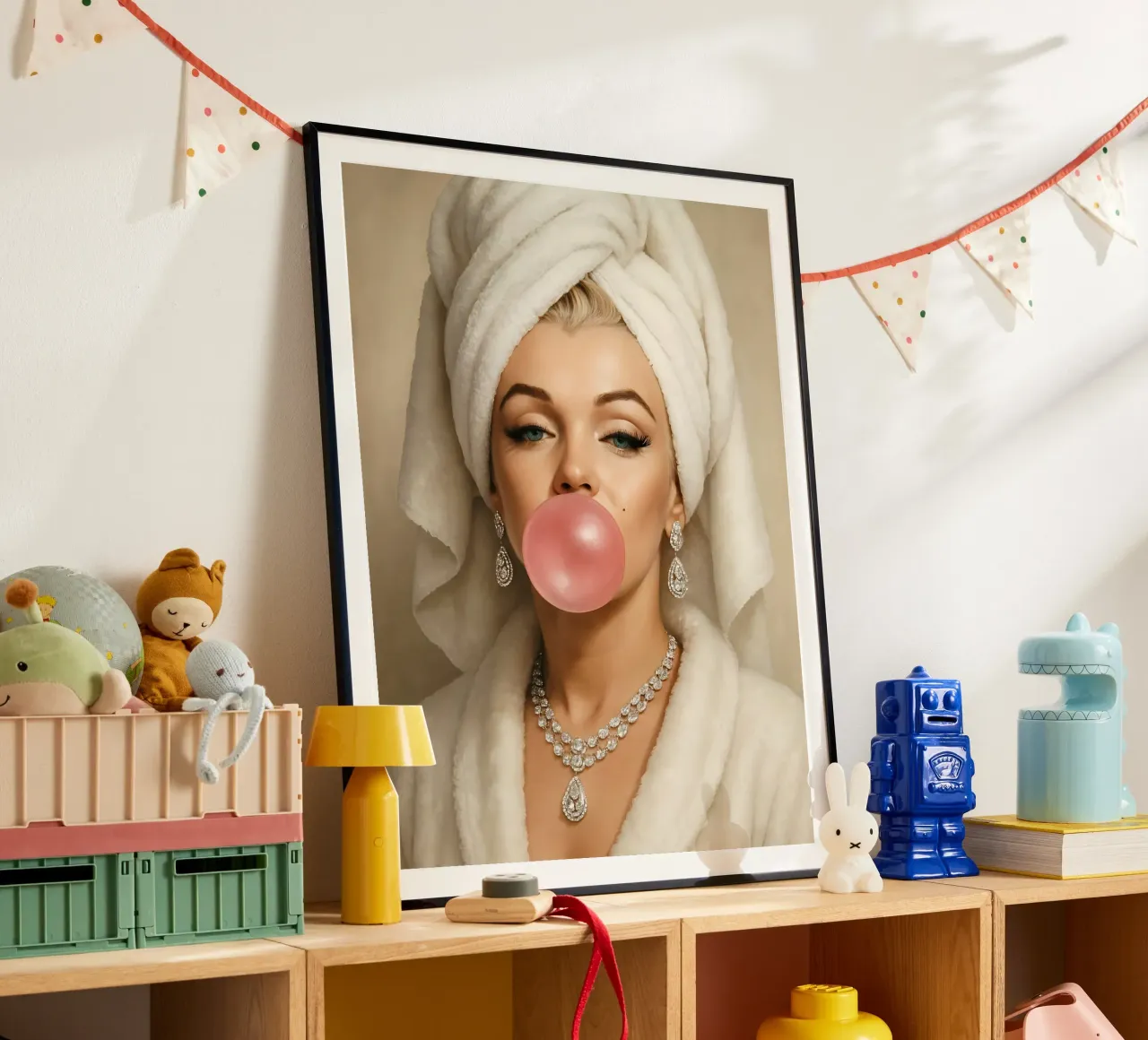 MARILYN MONROE BUBBLEGUM hahnemühle by ARTOMATIC