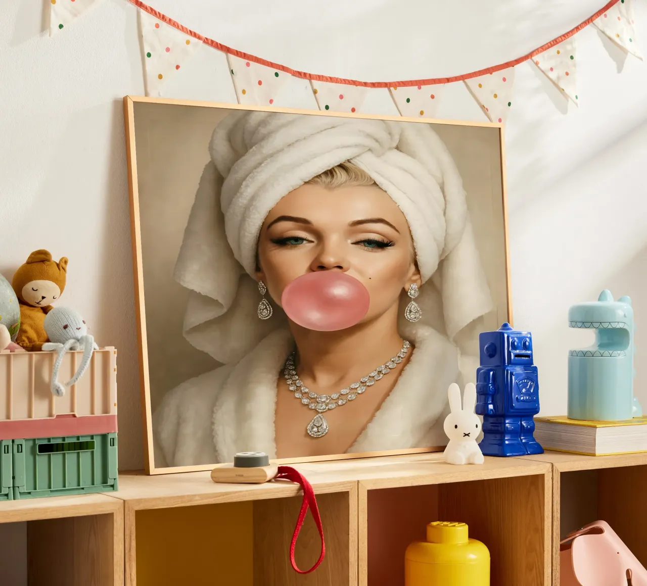 MARILYN MONROE BUBBLEGUM hahnemühle by ARTOMATIC