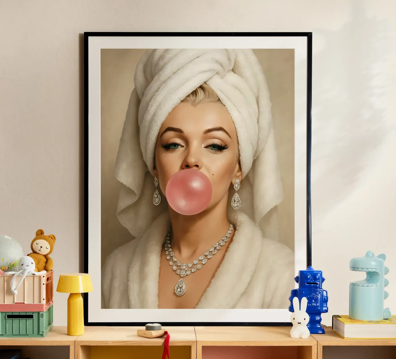 MARILYN MONROE BUBBLEGUM hahnemühle by ARTOMATIC