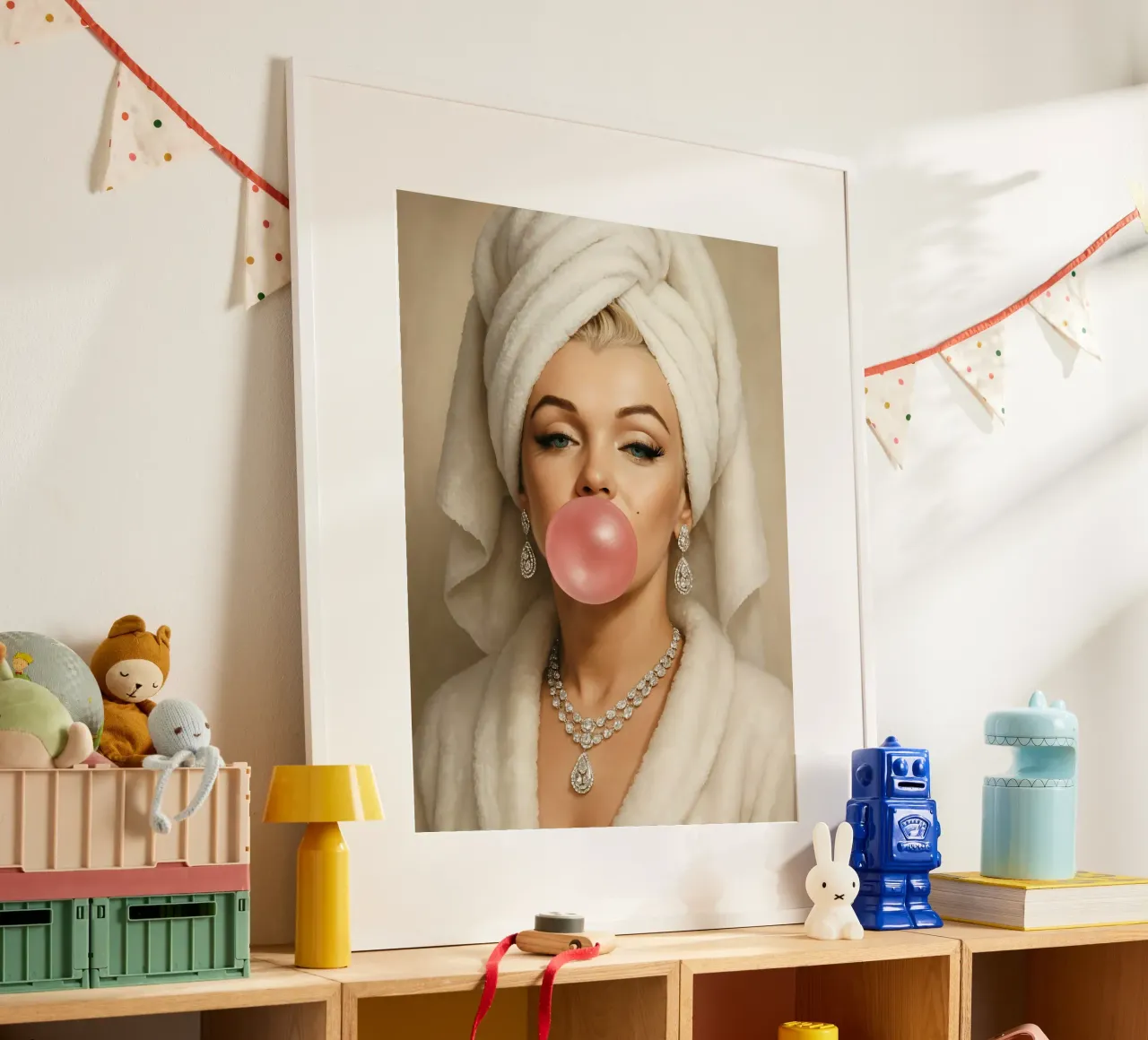 MARILYN MONROE BUBBLEGUM hahnemühle by ARTOMATIC