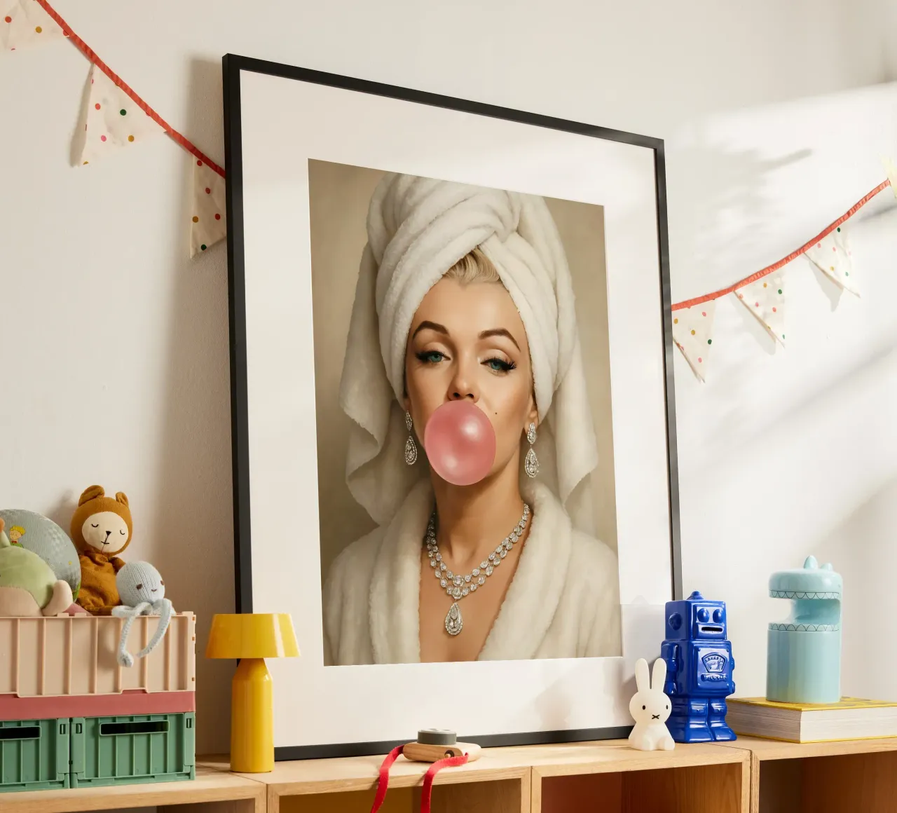 MARILYN MONROE BUBBLEGUM hahnemühle by ARTOMATIC