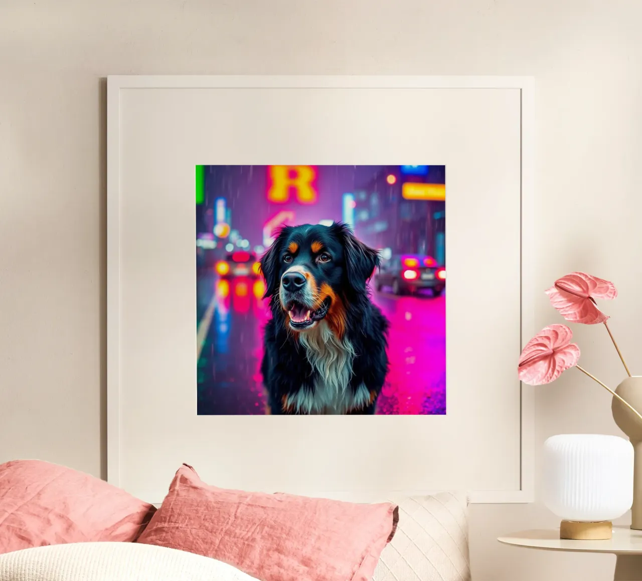 Bellissimo cane da montagna bernese #93 poster da Yumis.Beargang.and.Me