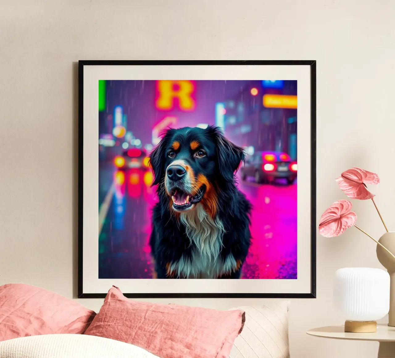 Bellissimo cane da montagna bernese #93 poster da Yumis.Beargang.and.Me