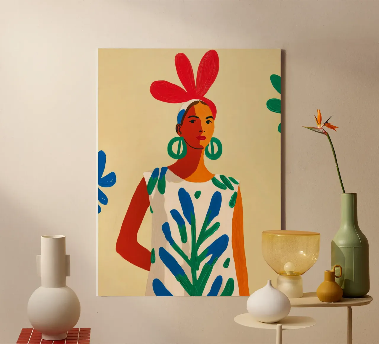 About the lightness of being in spring | Painting canvas with Floater frame by Autofocus
