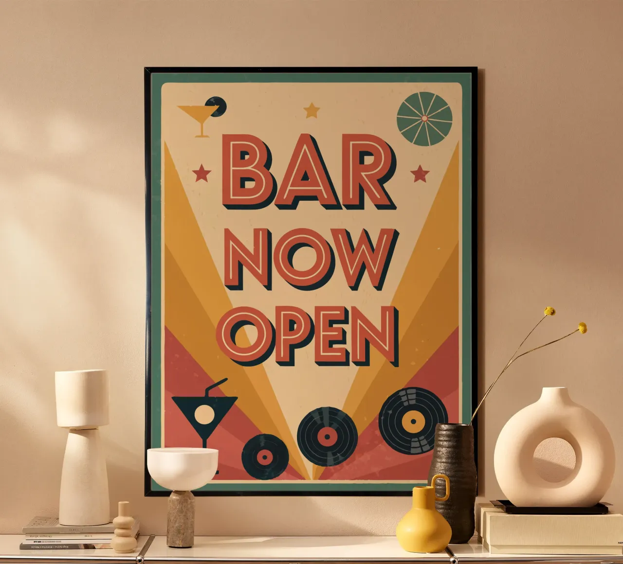 Il bar è ora aperto carta hahnemühle da Jester Krew Art