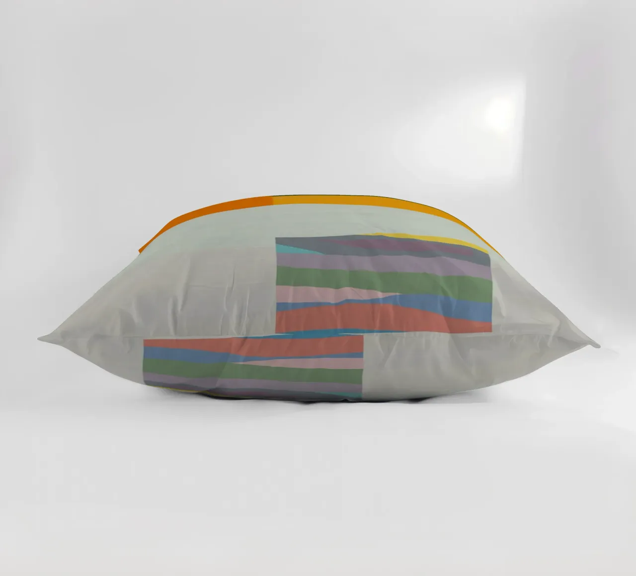 Sovrapposizione di colori design minimale 05 cuscino da Little Dean