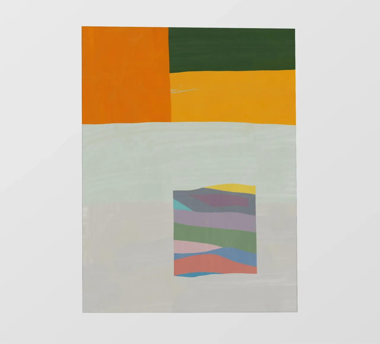 Sovrapposizione di colori design minimale 05 telo in pvc da Little Dean