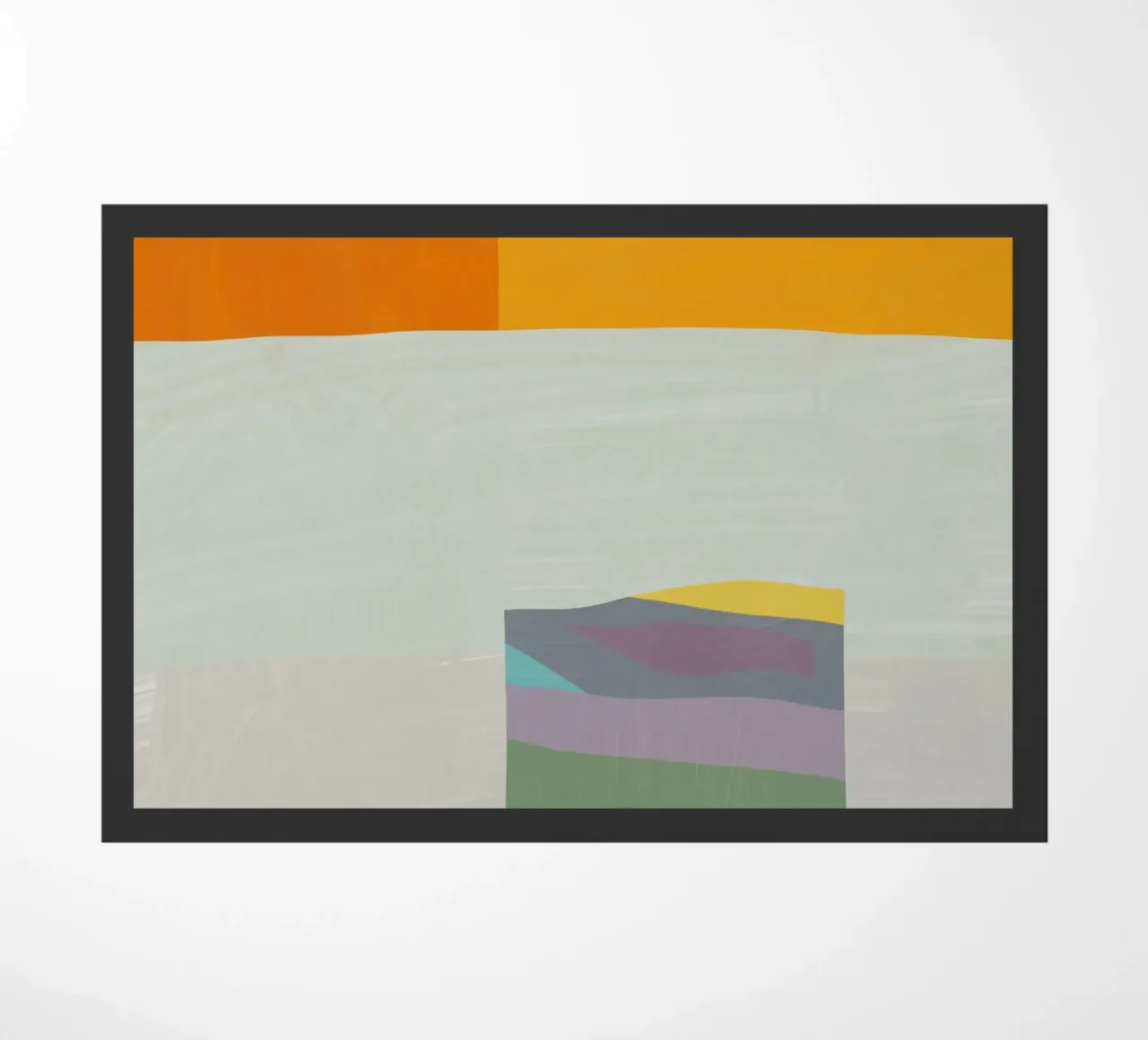 Sovrapposizione di colori design minimale 05 zerbino da Little Dean