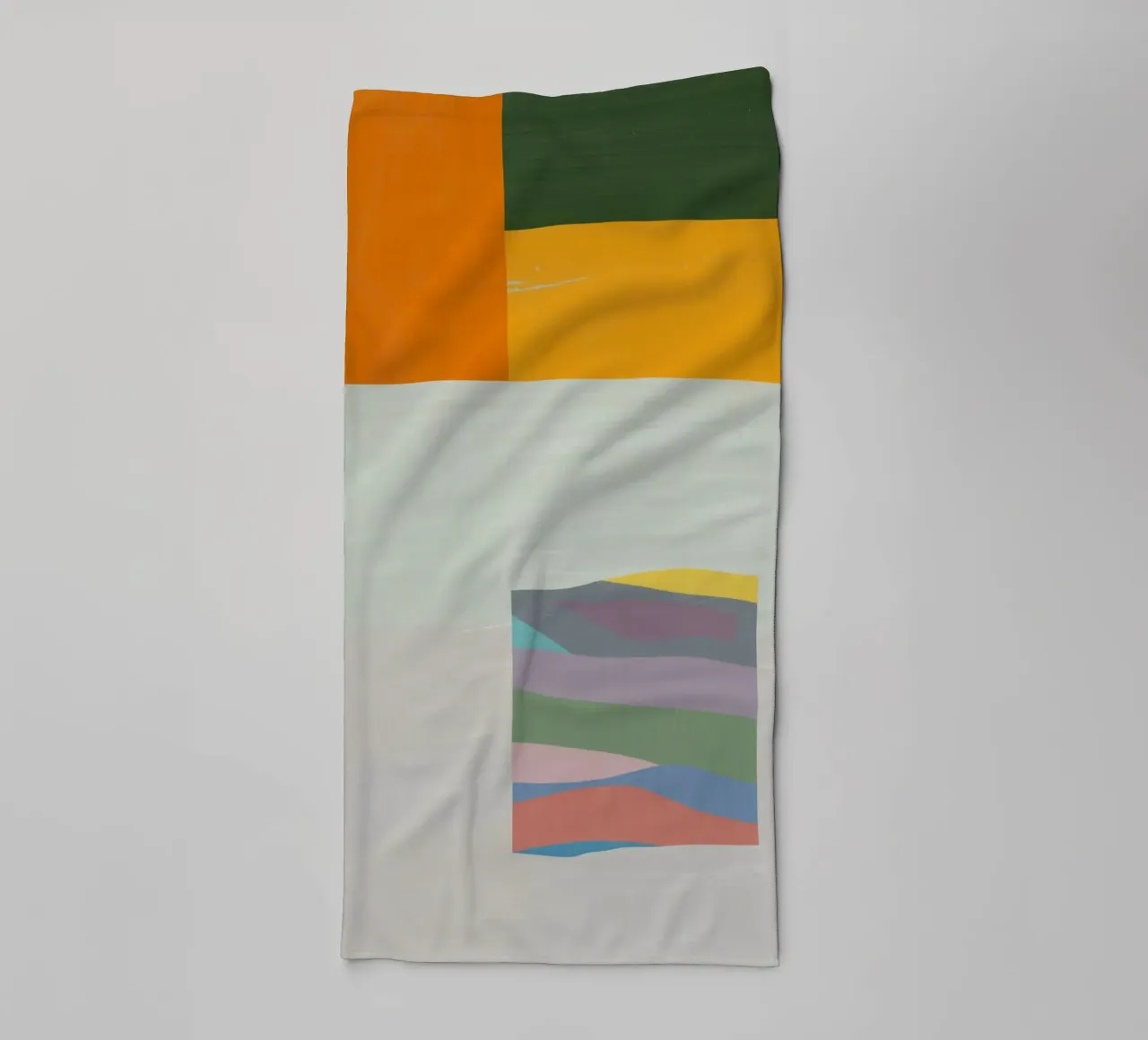 Sovrapposizione di colori design minimale 05 asciugamano da bagno da Little Dean