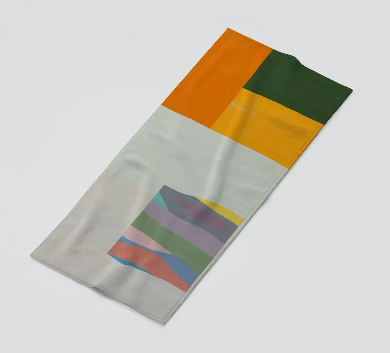 Sovrapposizione di colori design minimale 05 telo mare da Little Dean