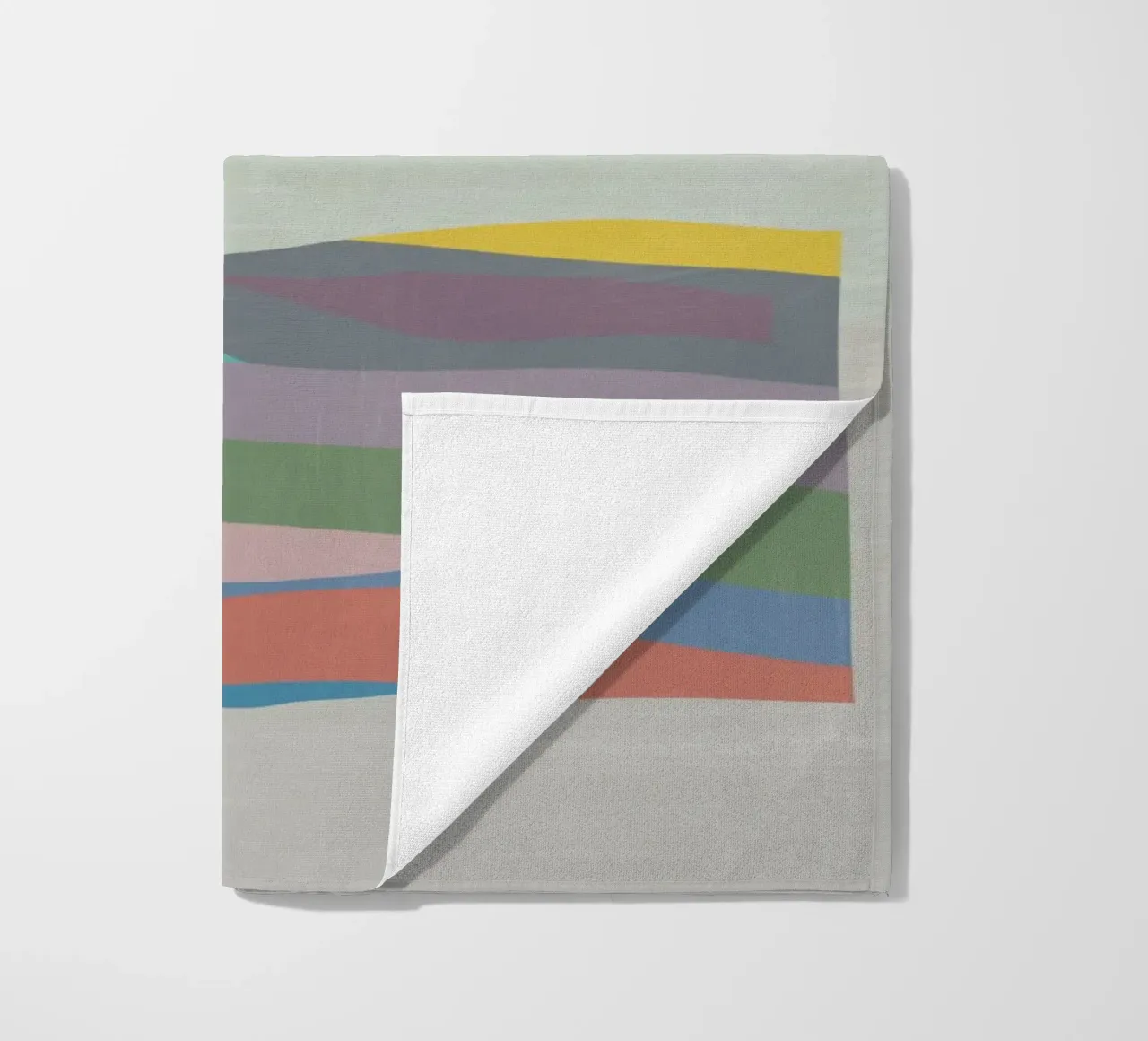 Sovrapposizione di colori design minimale 05 telo mare da Little Dean