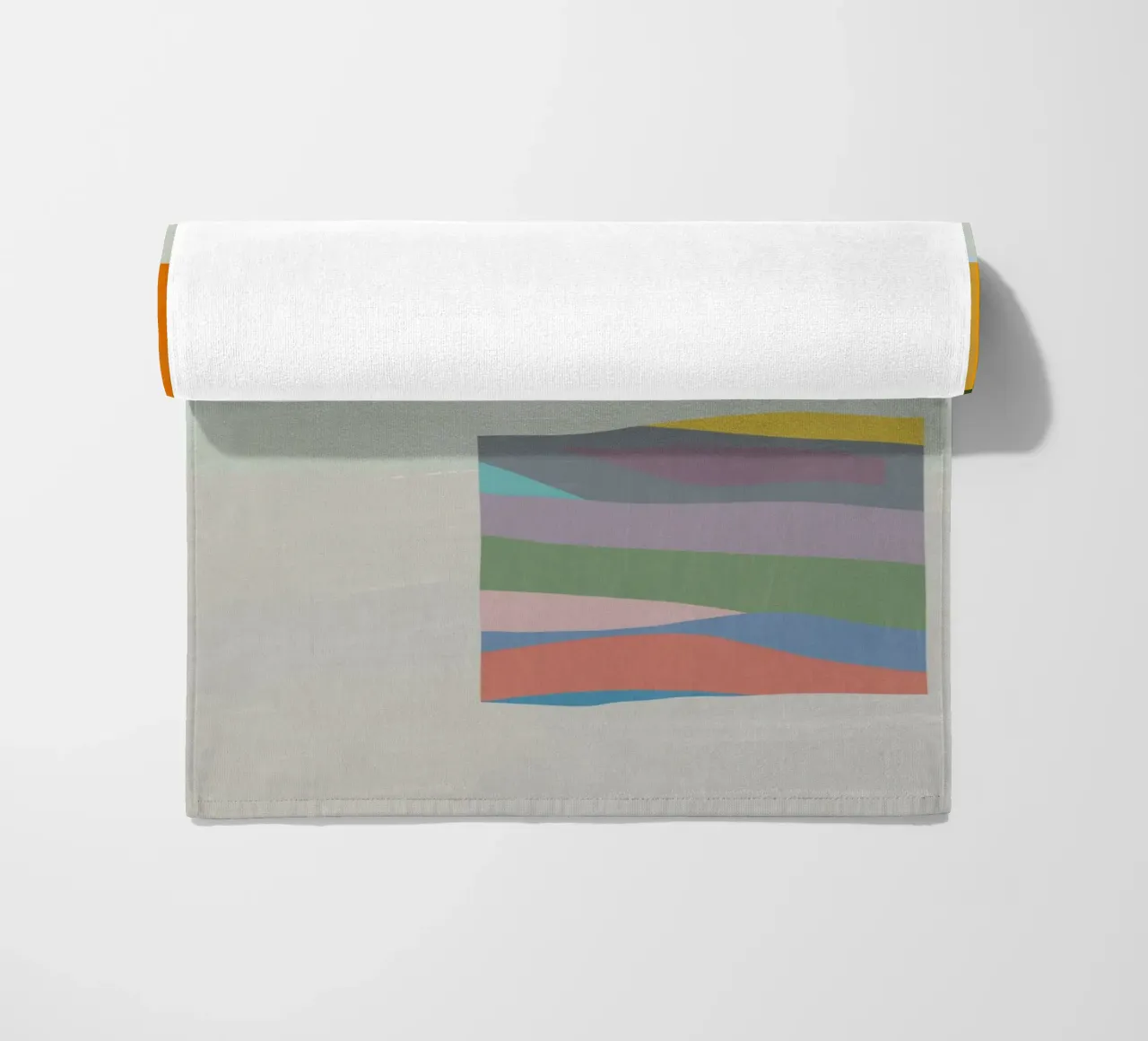 Sovrapposizione di colori design minimale 05 telo mare da Little Dean