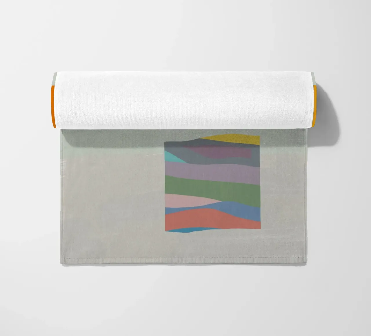 Sovrapposizione di colori design minimale 05 telo mare da Little Dean