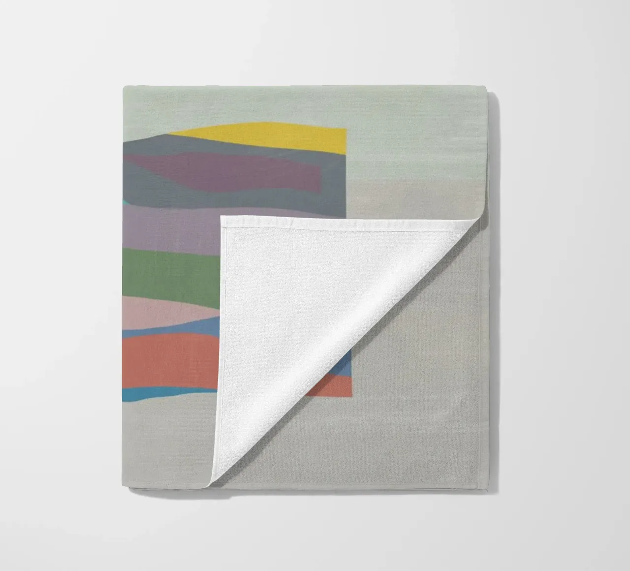 Sovrapposizione di colori design minimale 05 telo mare da Little Dean