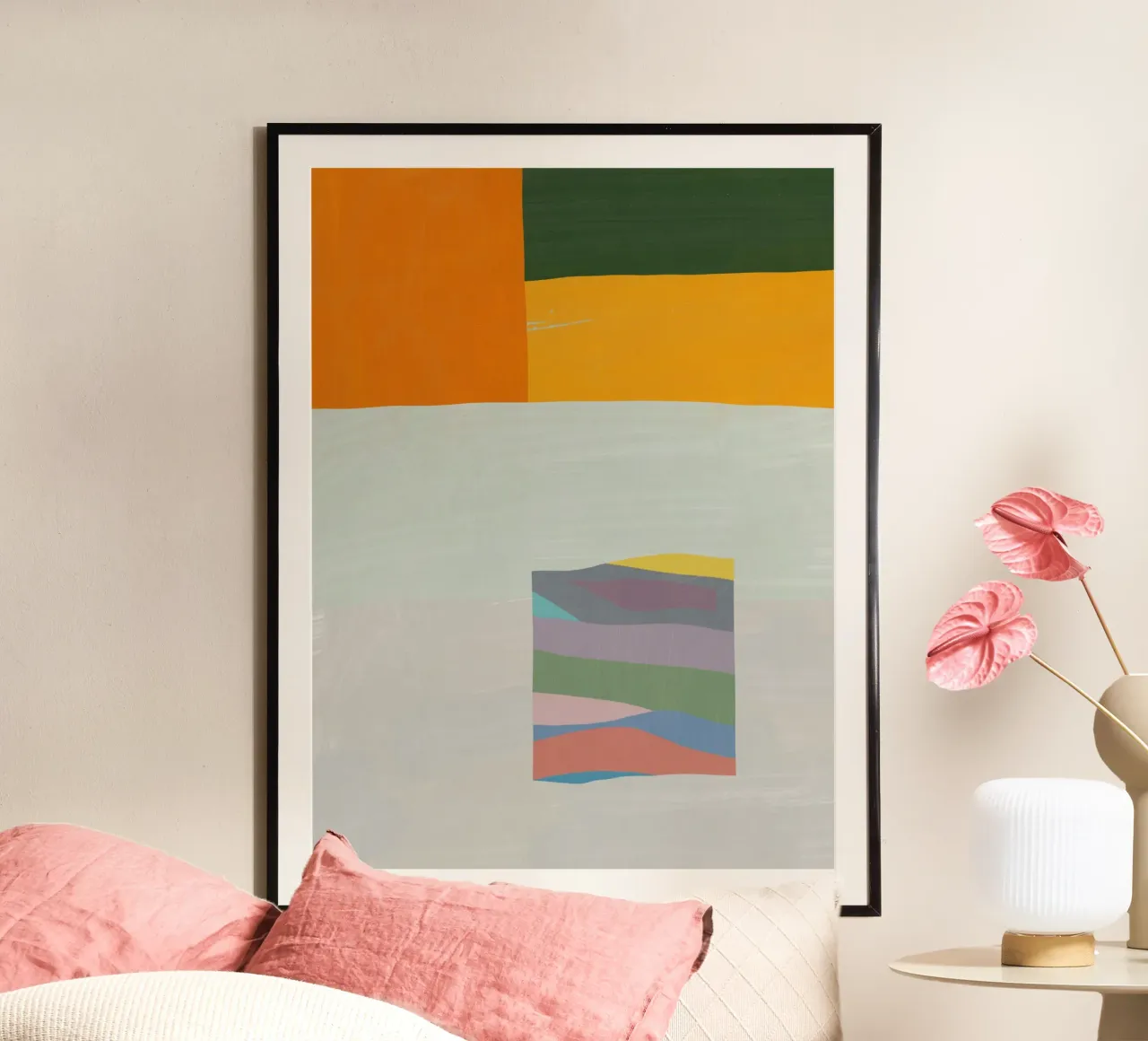 Sovrapposizione di colori design minimale 05 poster da Little Dean