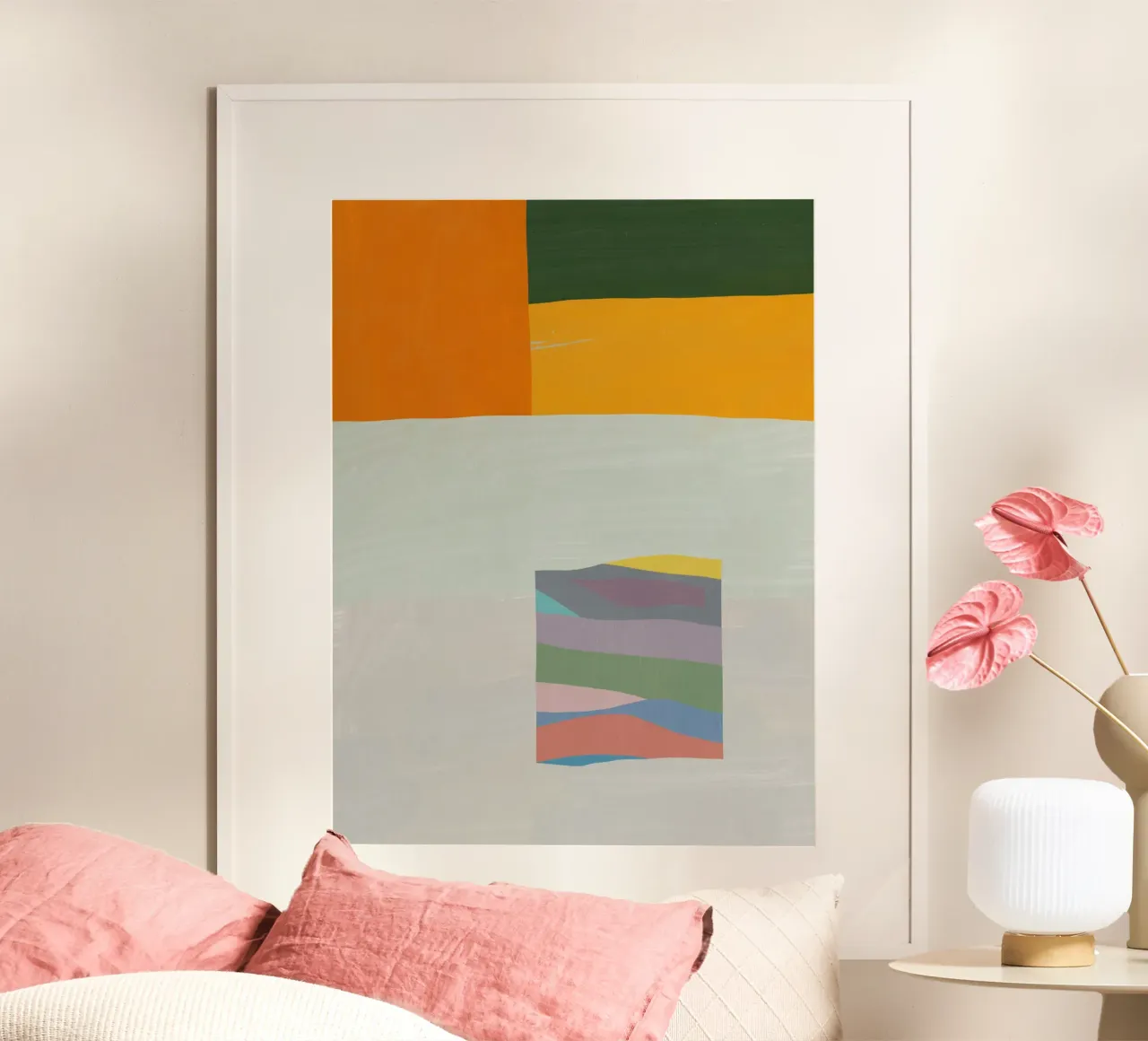 Sovrapposizione di colori design minimale 05 poster da Little Dean