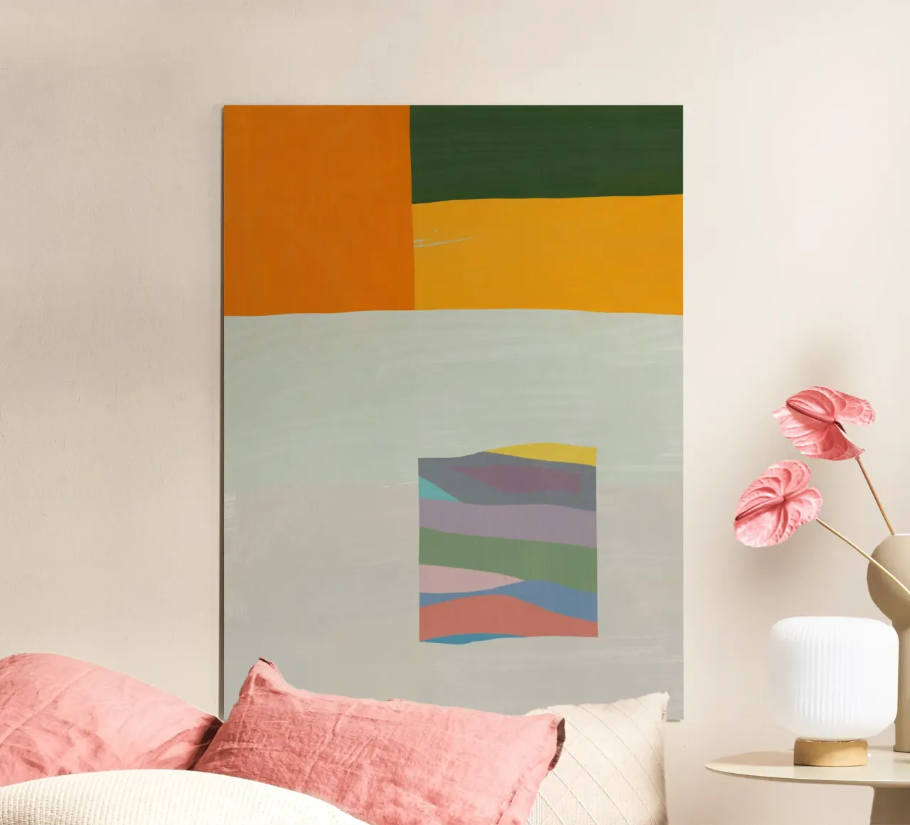 Sovrapposizione di colori design minimale 05 poster da Little Dean