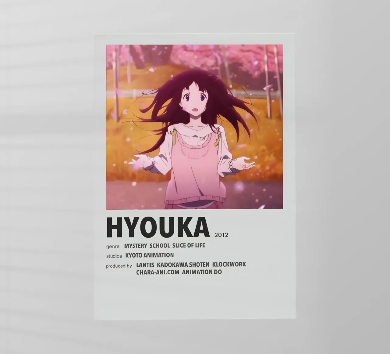 HYOUKA  2012 backlit film by Totoya