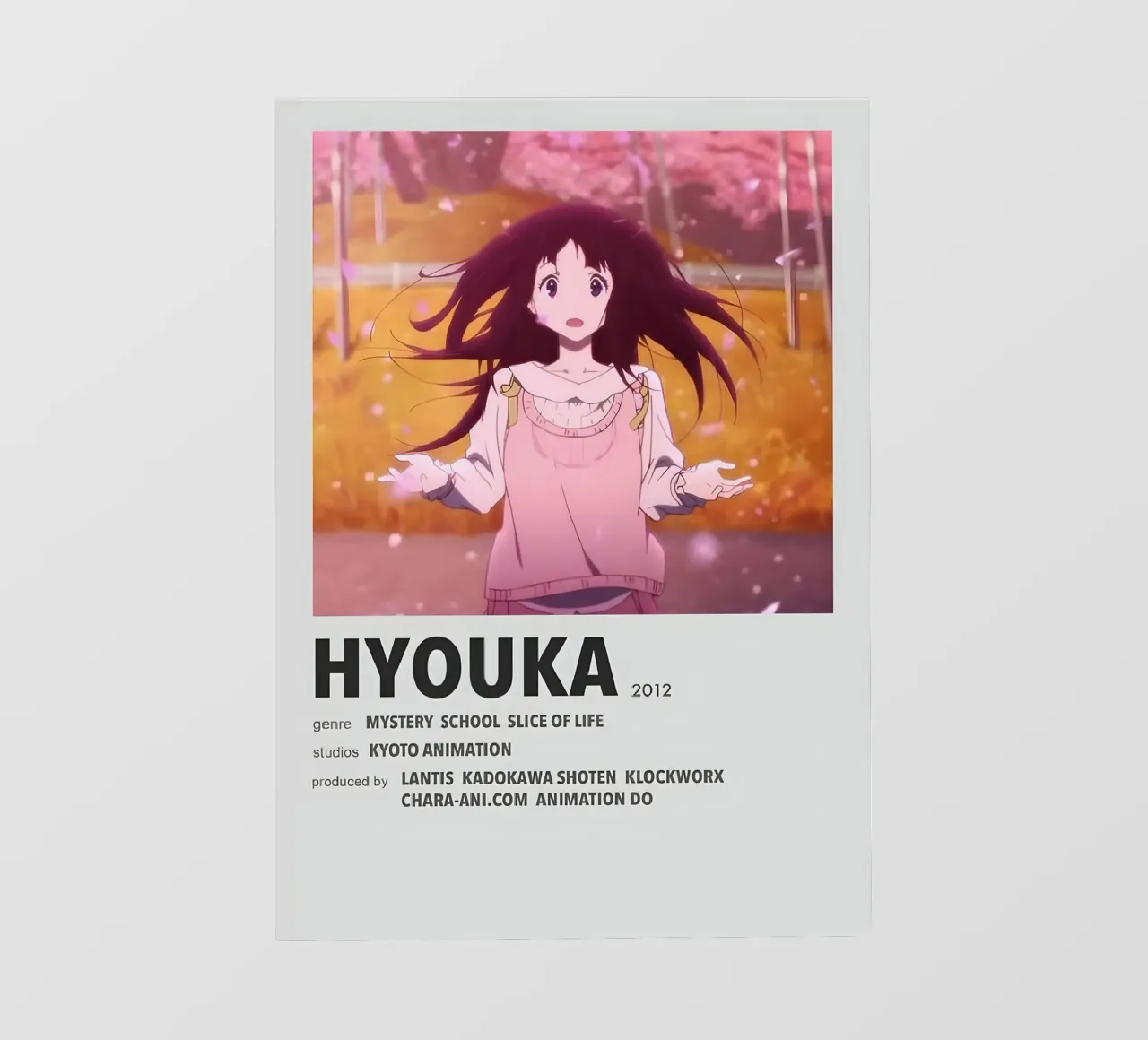 HYOUKA  2012 backlit film by Totoya