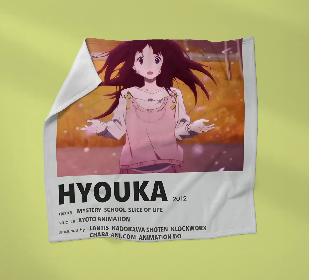 HYOUKA  2012 coperta in pile da Totoya