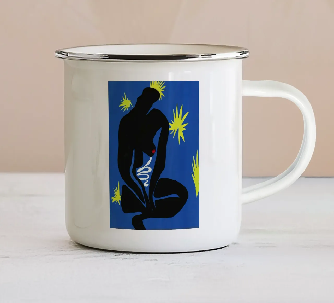 Ritagliare la figurina di carta 02 tazza in smalto da Little Dean