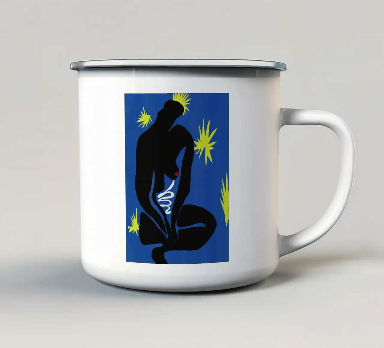 Ritagliare la figurina di carta 02 tazza in smalto da Little Dean