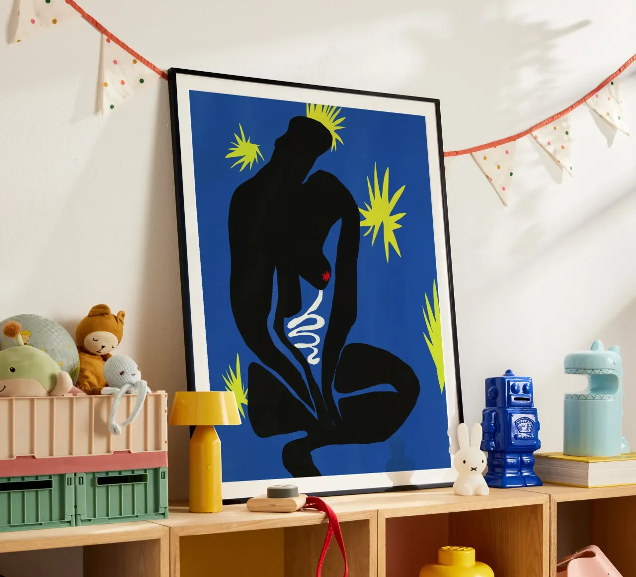 Ritagliare la figurina di carta 02 poster con telaio in legno da Little Dean