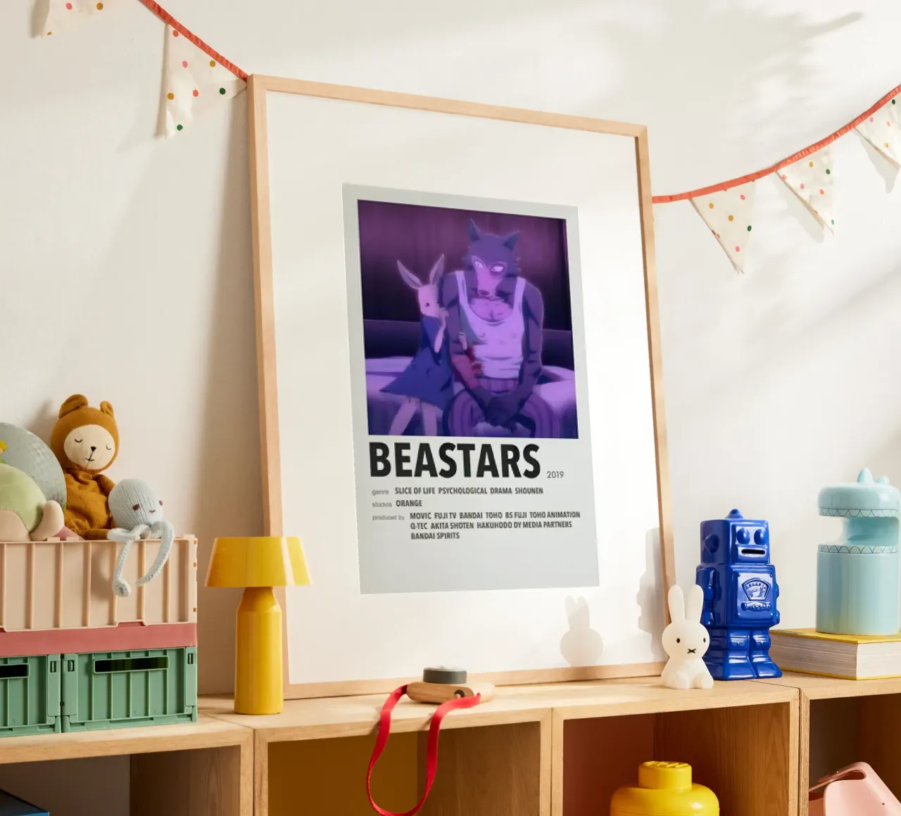 BEASTARS  2019 poster con telaio in plastica da Totoya