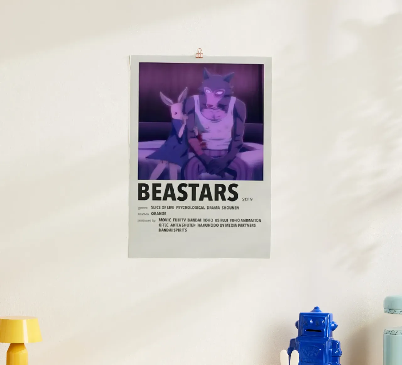 BEASTARS  2019 poster con telaio in plastica da Totoya