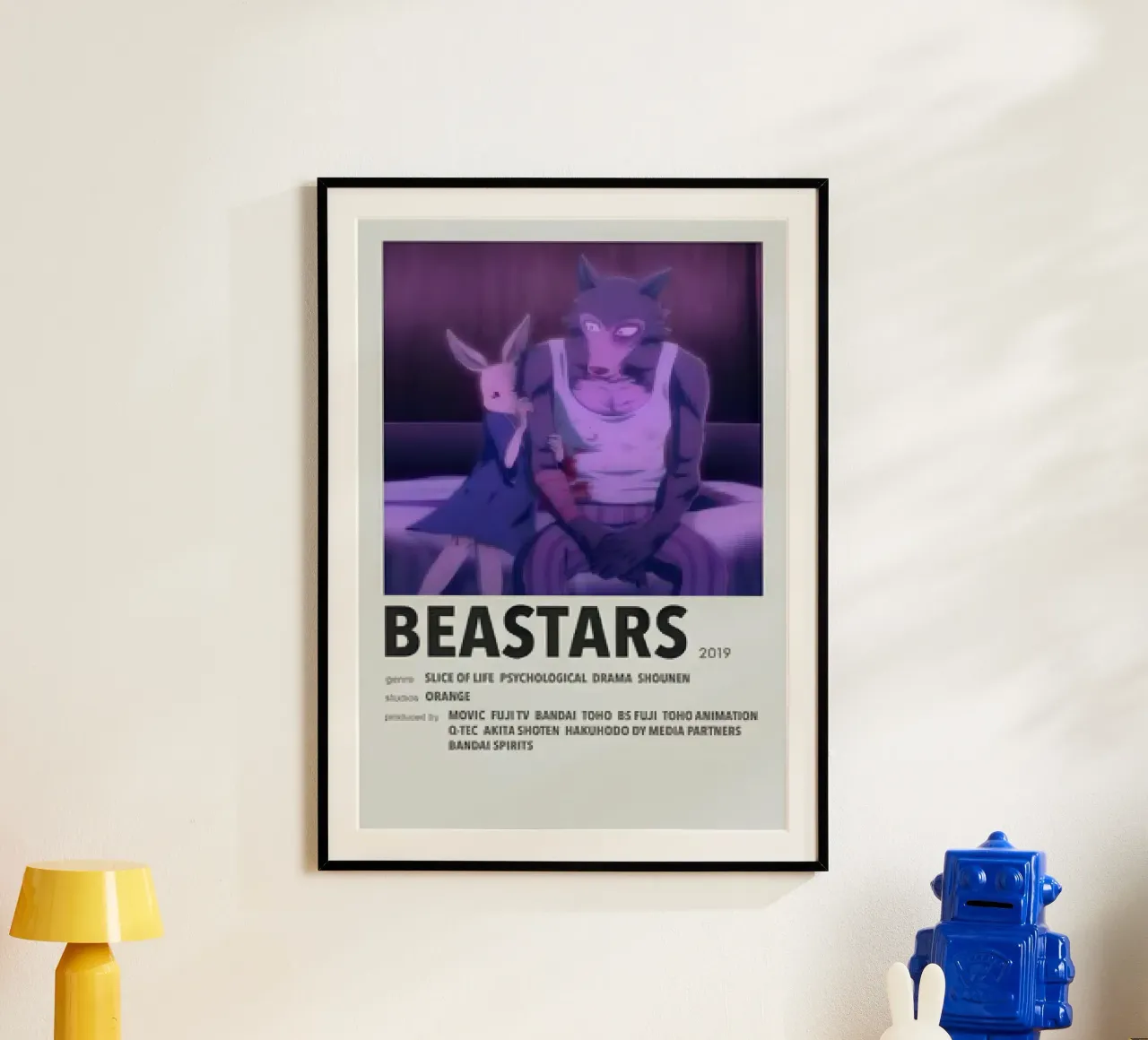BEASTARS  2019 poster con telaio in plastica da Totoya