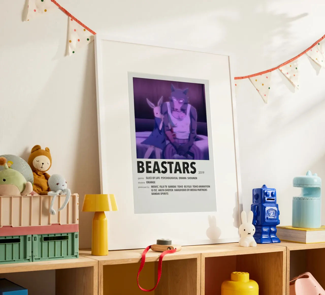 BEASTARS  2019 poster con telaio in plastica da Totoya
