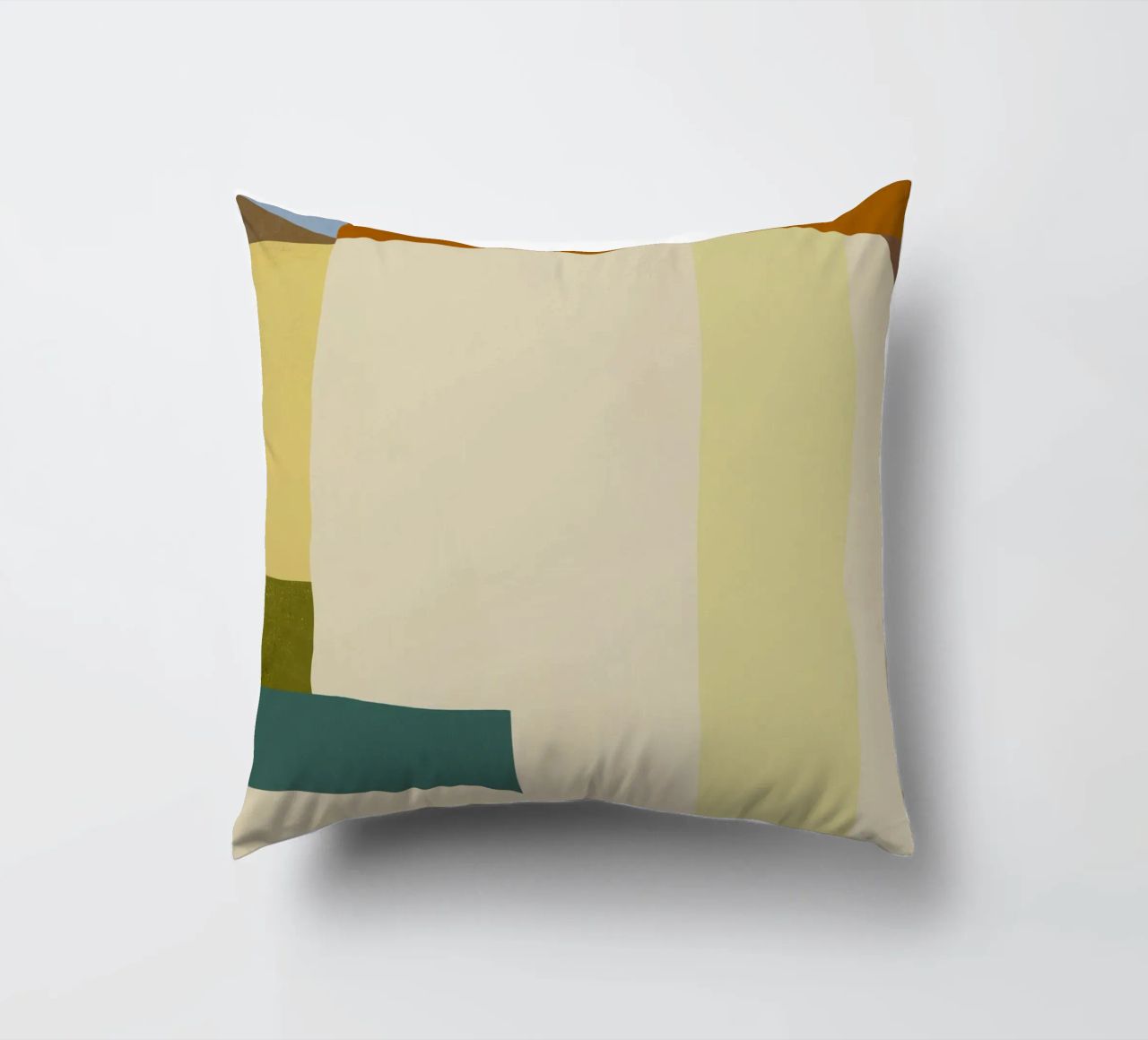 Sovrapposizione di colori design minimale 04 cuscino da Little Dean