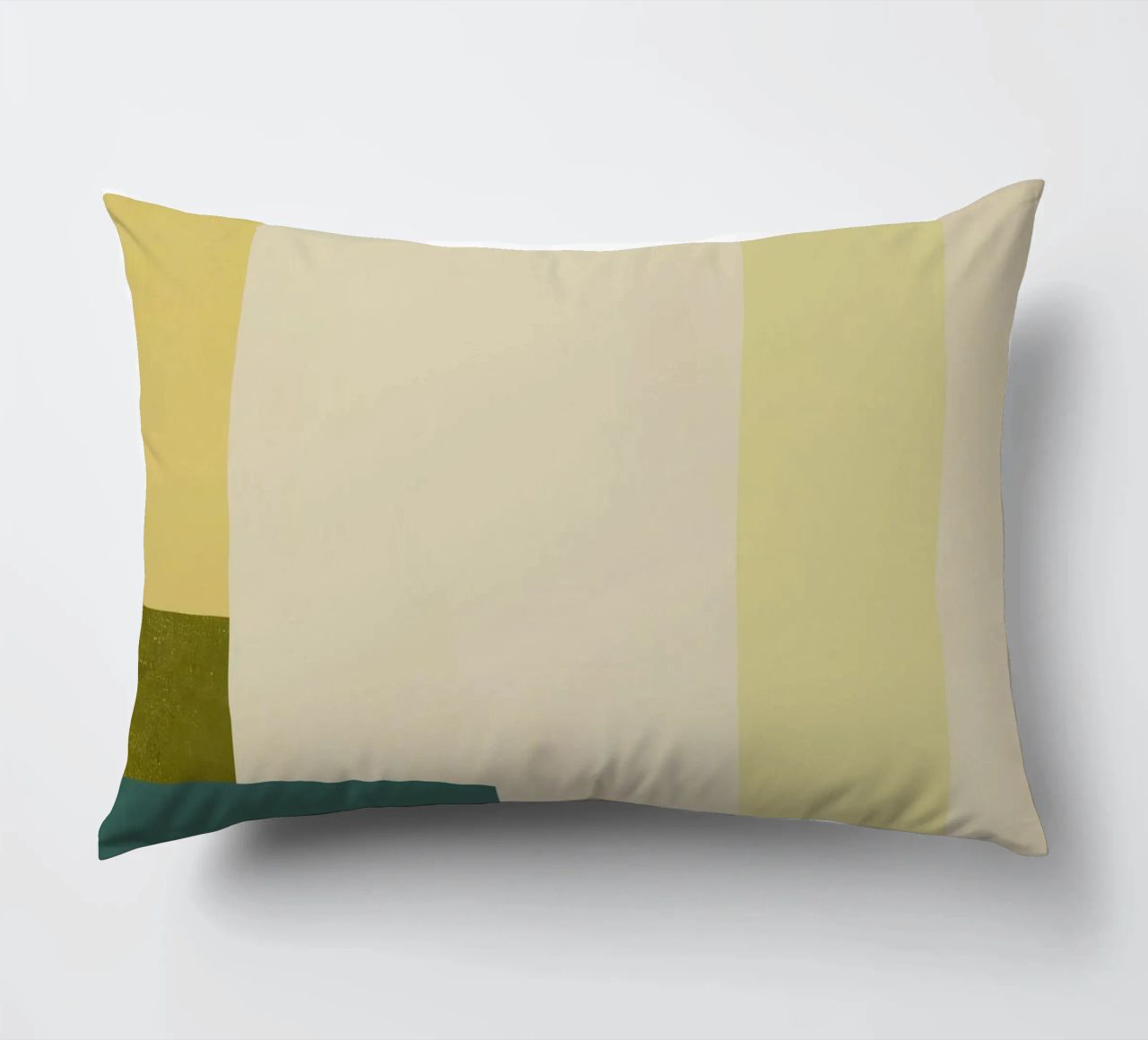 Sovrapposizione di colori design minimale 04 cuscino da Little Dean