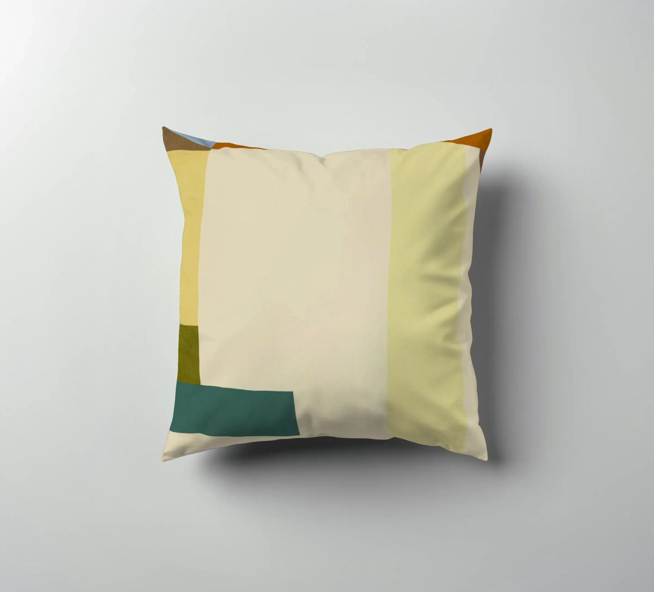 Sovrapposizione di colori design minimale 04 cuscino da Little Dean
