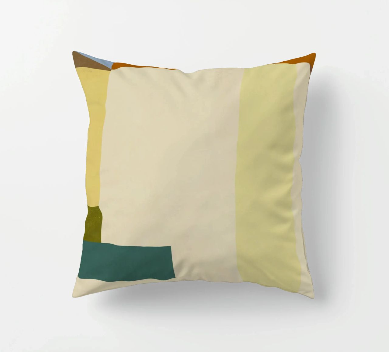 Sovrapposizione di colori design minimale 04 cuscino da Little Dean