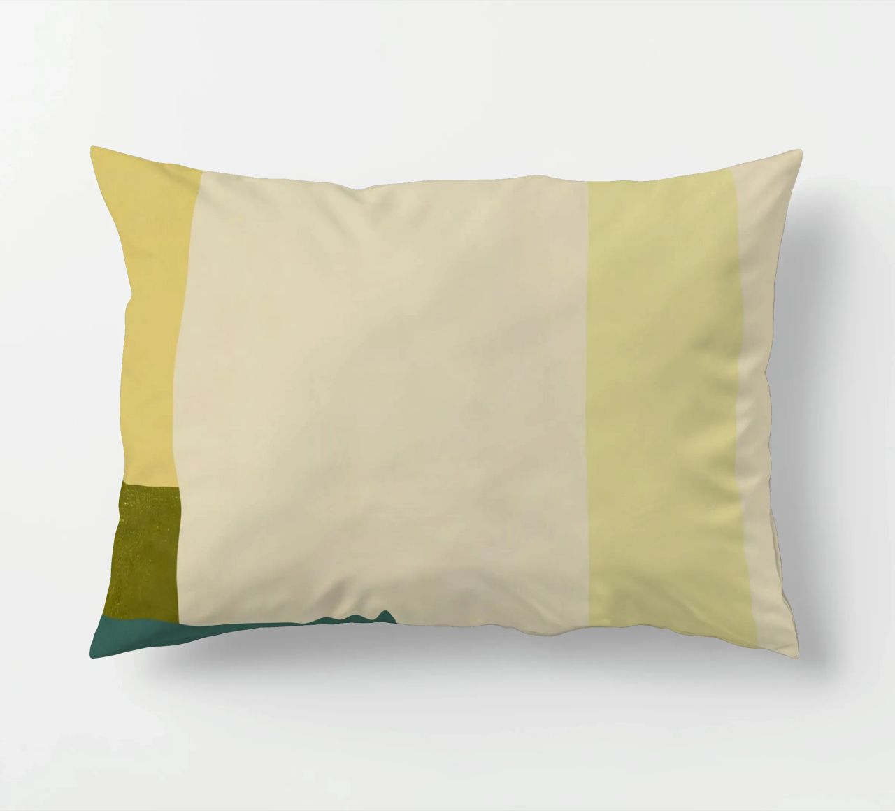 Sovrapposizione di colori design minimale 04 cuscino da Little Dean