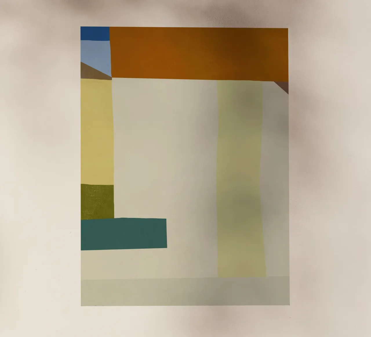 Sovrapposizione di colori design minimale 04 pellicola backlit da Little Dean