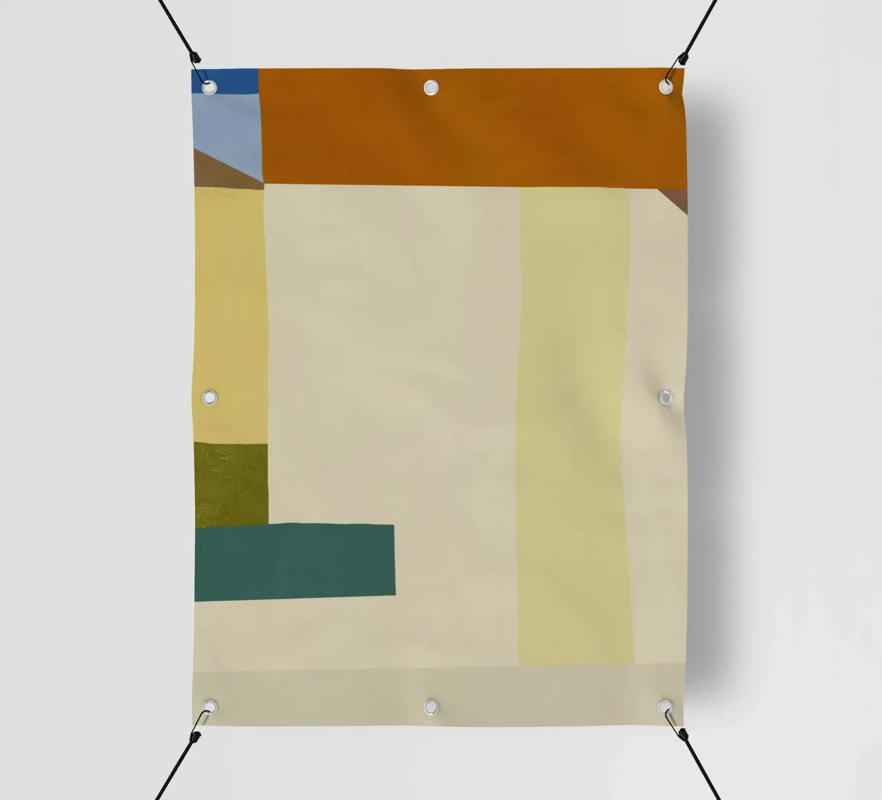 Sovrapposizione di colori design minimale 04 telo in pvc da Little Dean