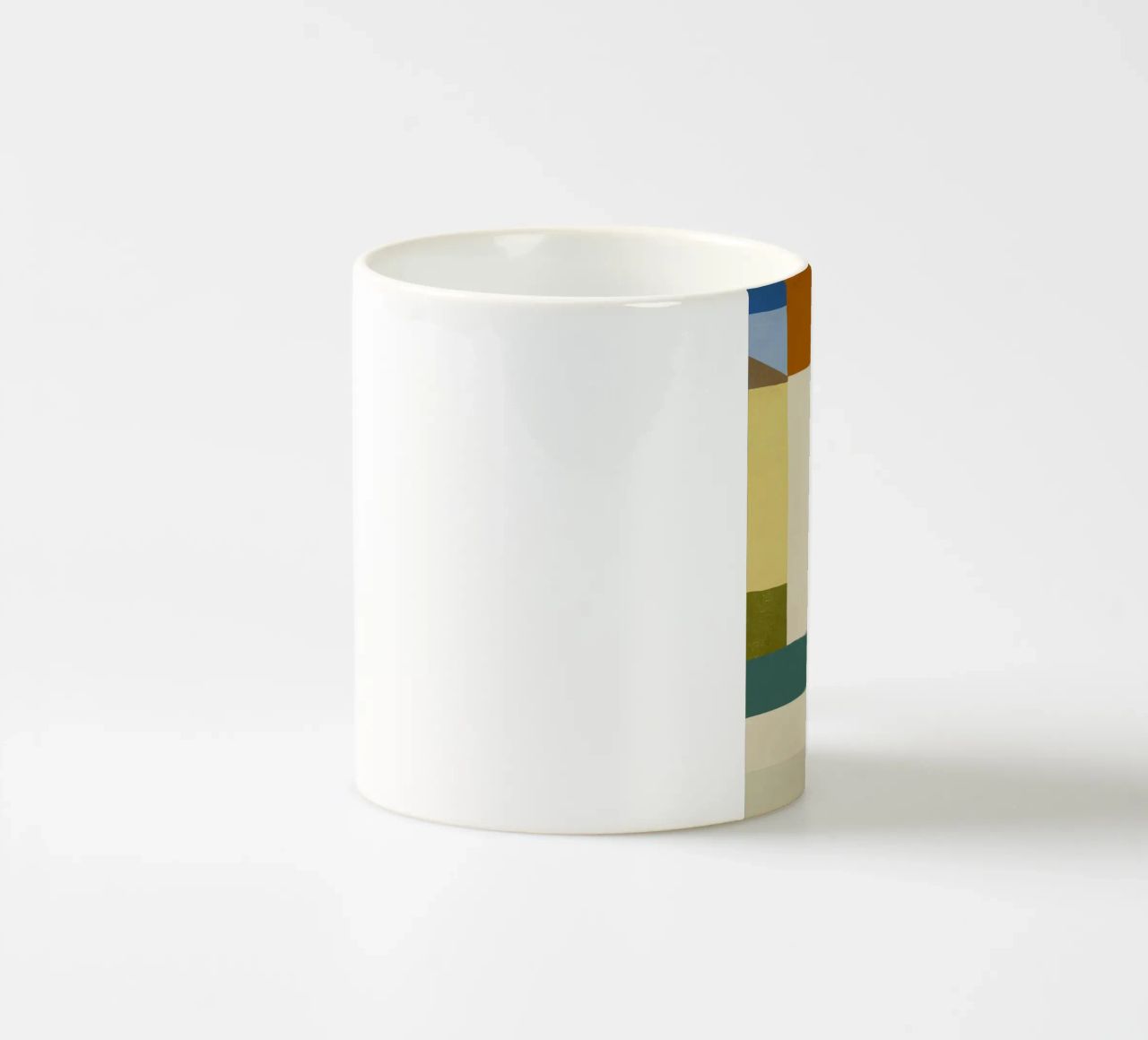 Sovrapposizione di colori design minimale 04 tazza in ceramica da Little Dean