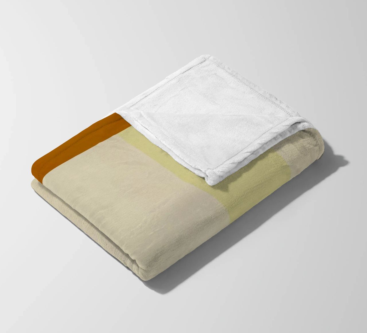 Sovrapposizione di colori design minimale 04 coperta in pile da Little Dean